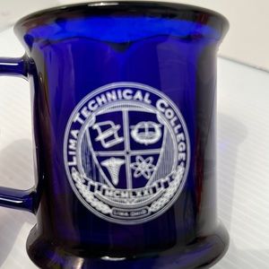 Lima Ohio technical college cobalt blue coffee mug